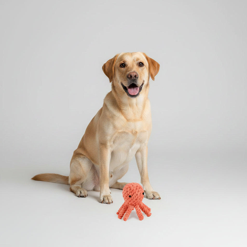 Diversión, limpieza y salud del agua : juguete de cuerda de algodón para perros y gatos