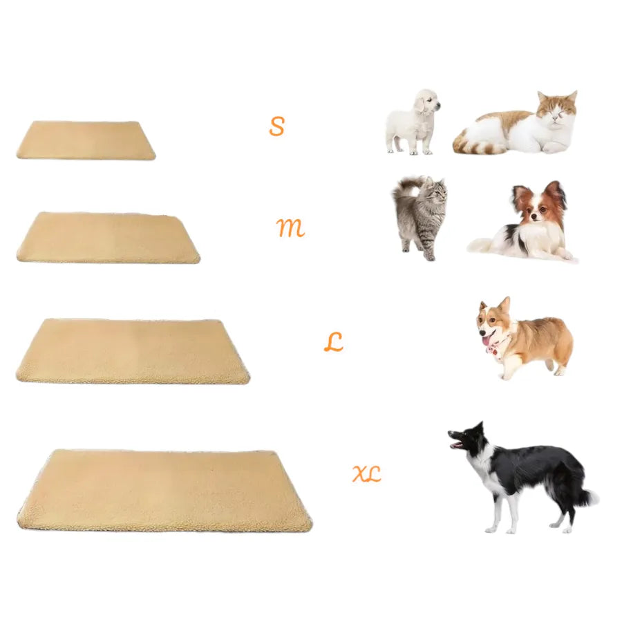 Cama Autocalefactable para Perros y Gatos – Calor y Comodidad Sin Electricidad