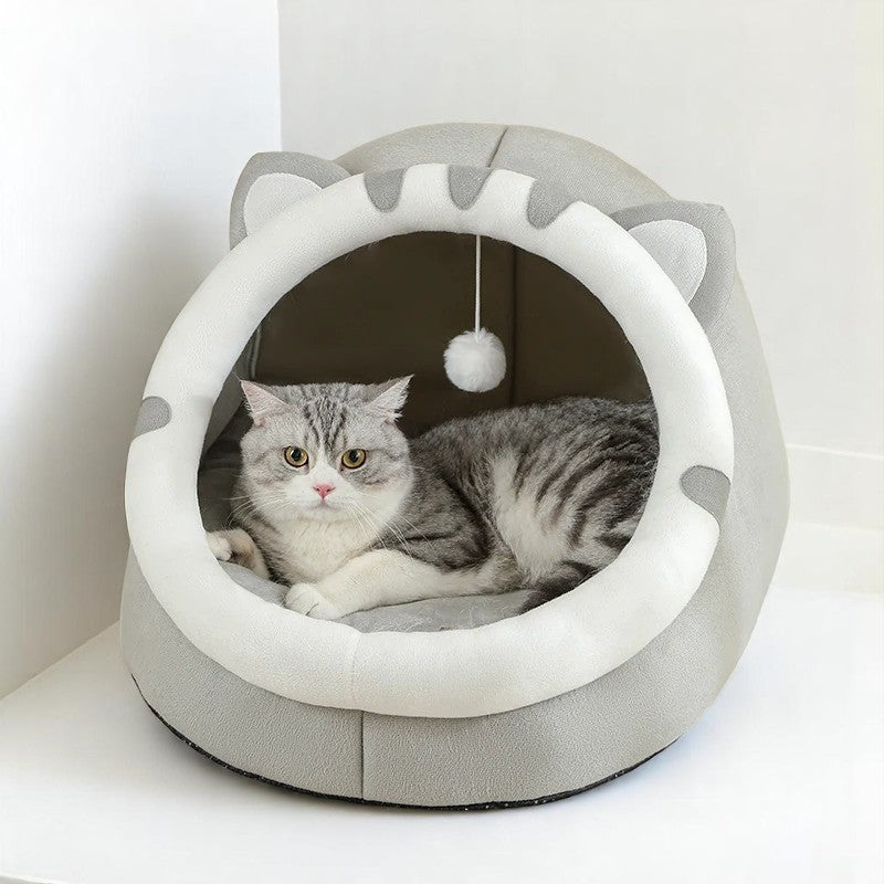 Camita de Algodón 100% para Perros y Gatos – Sueño Cómodo y Saludable