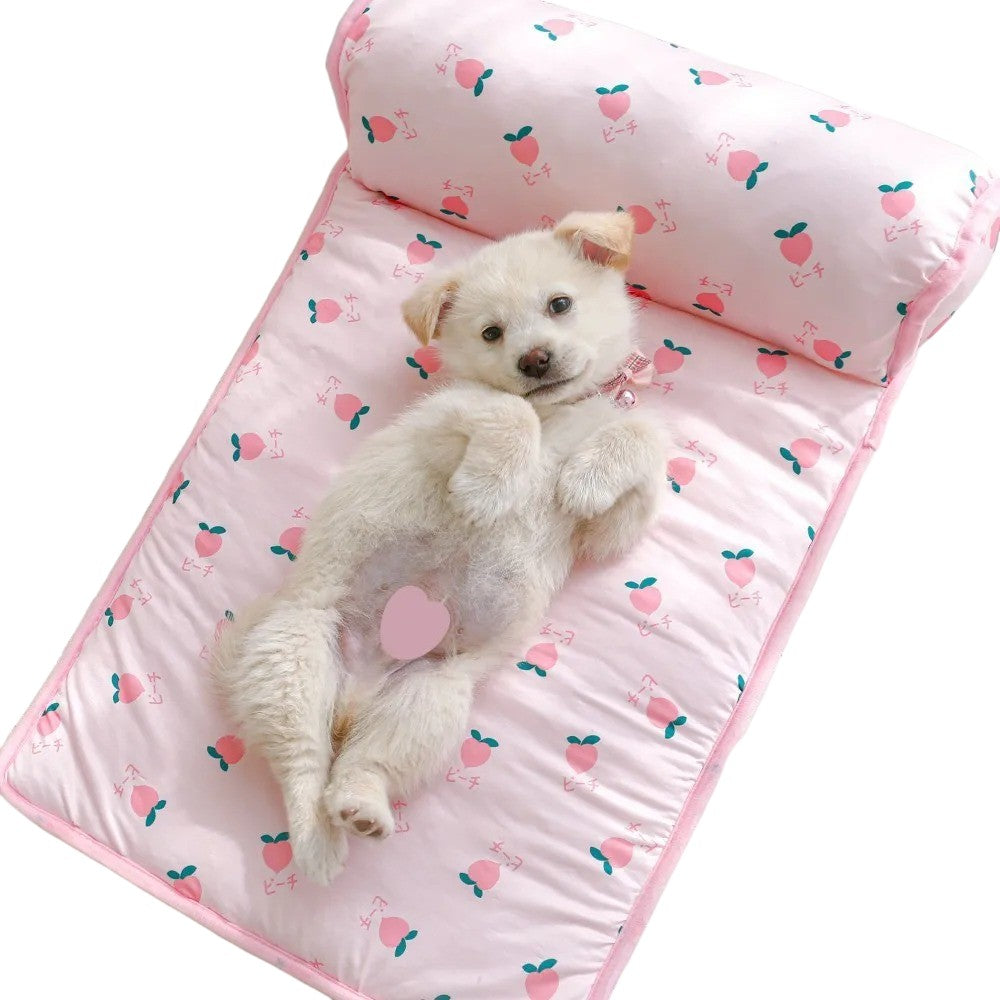 Colchoneta refrescante de algodón para perros – Descanso fresco y saludable