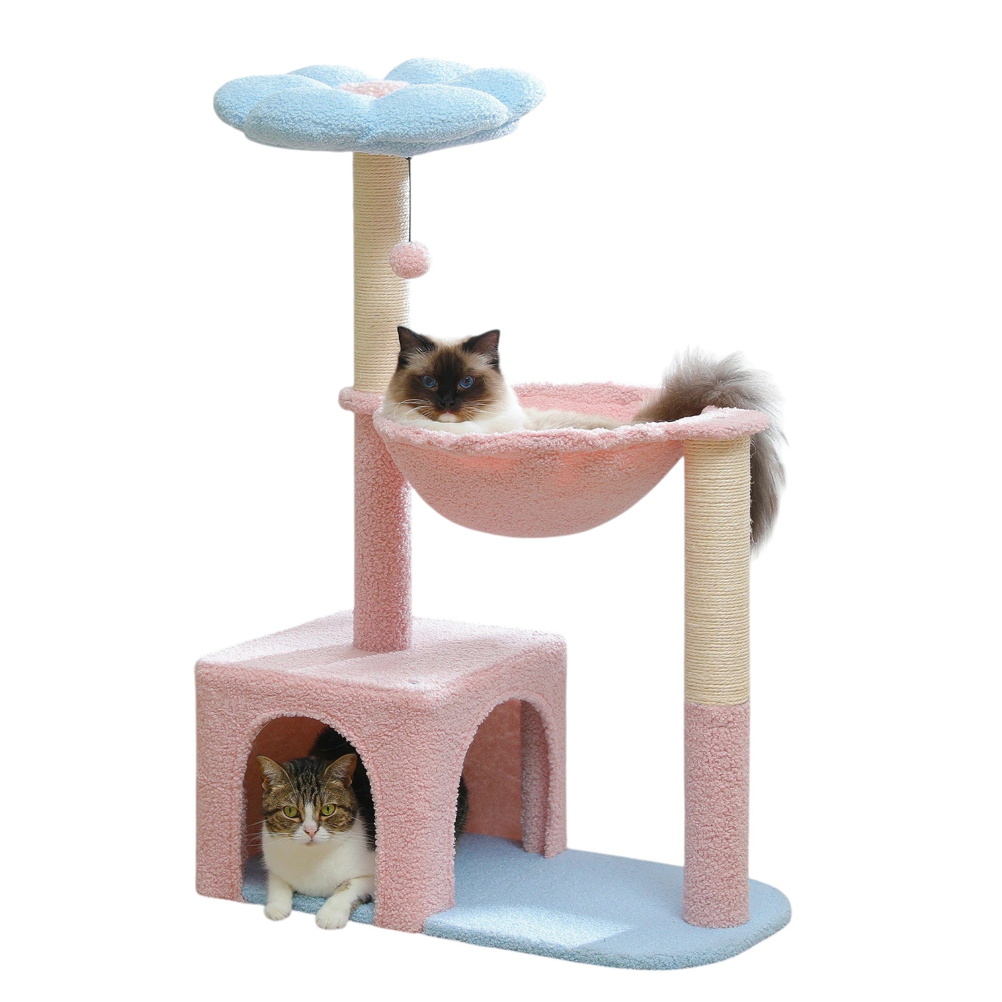 Árbol para Gatos de Flor de Azul