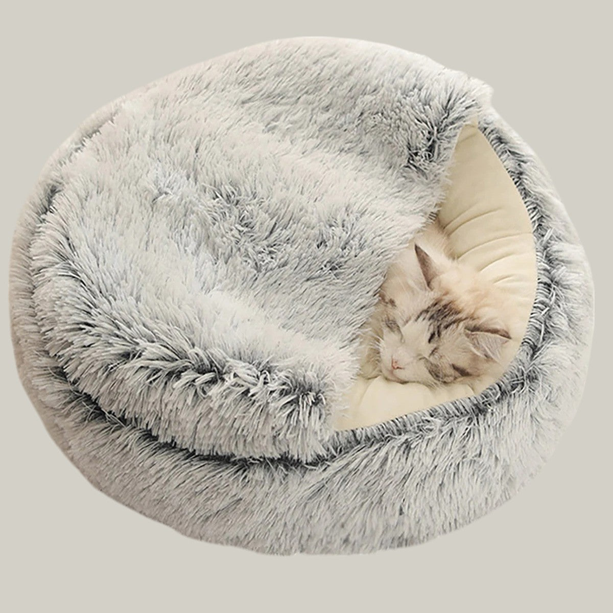 Cama para Gatos y Perros Donut Calmante