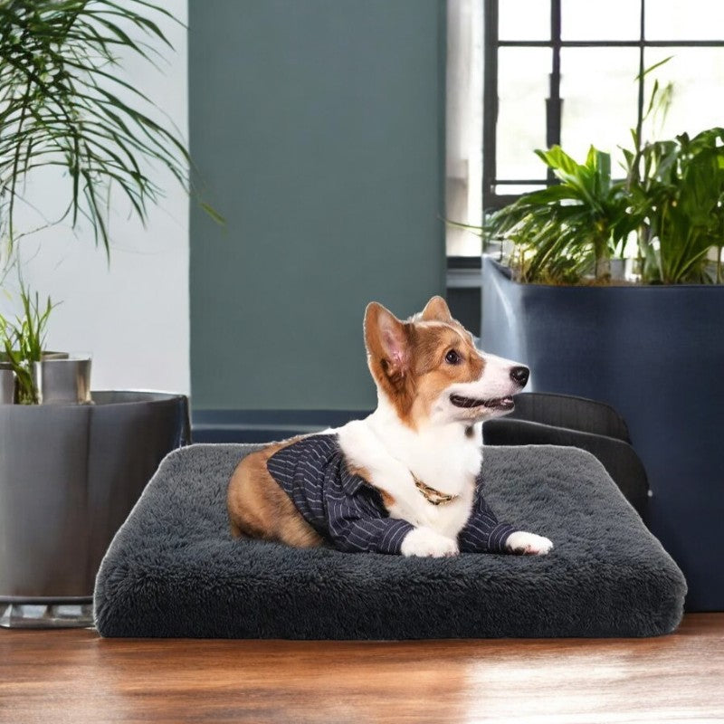 Cama Acogedora para Perros y Gatos de Coral Fleece