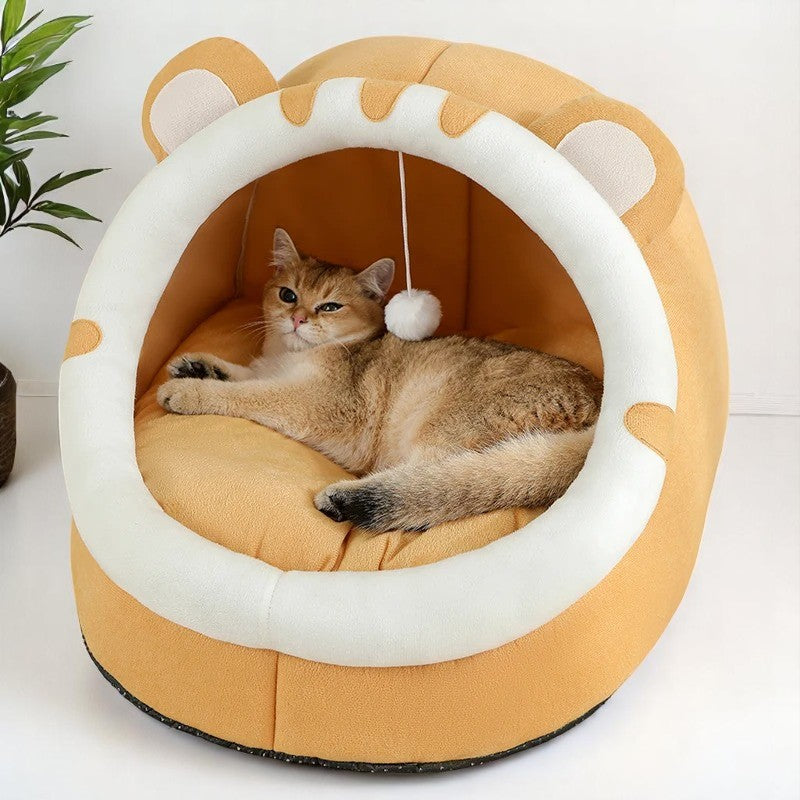 Cama de Algodón 100% para Perros y Gatos – Suavidad y Bienestar Garantizados