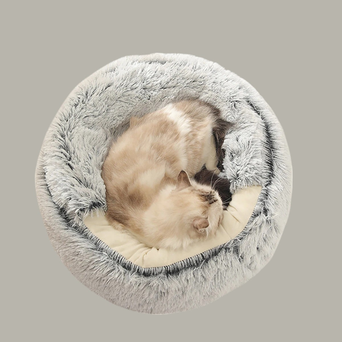 Cama para Gatos y Perros Donut Calmante
