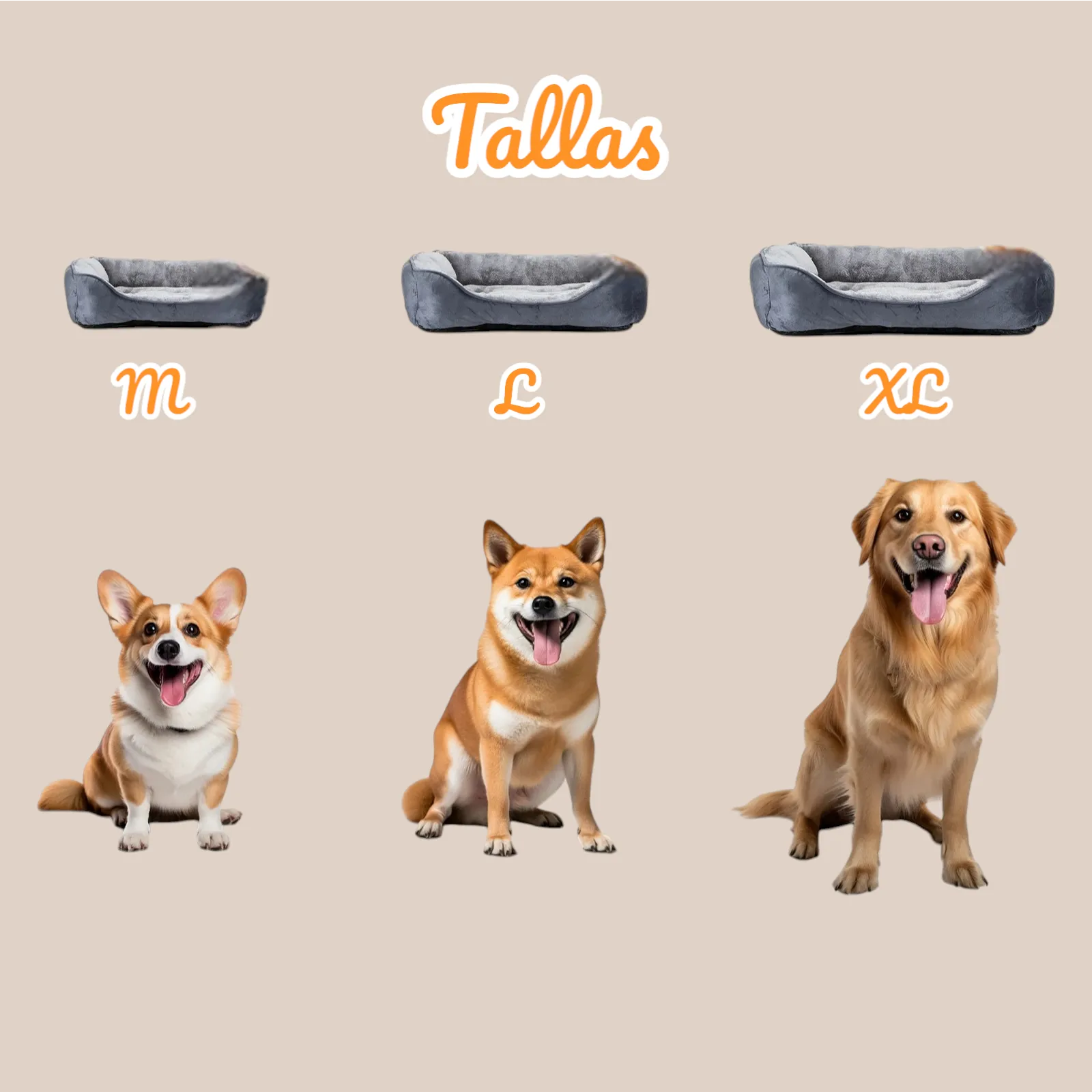 Cama Suave de Algodón para Perros