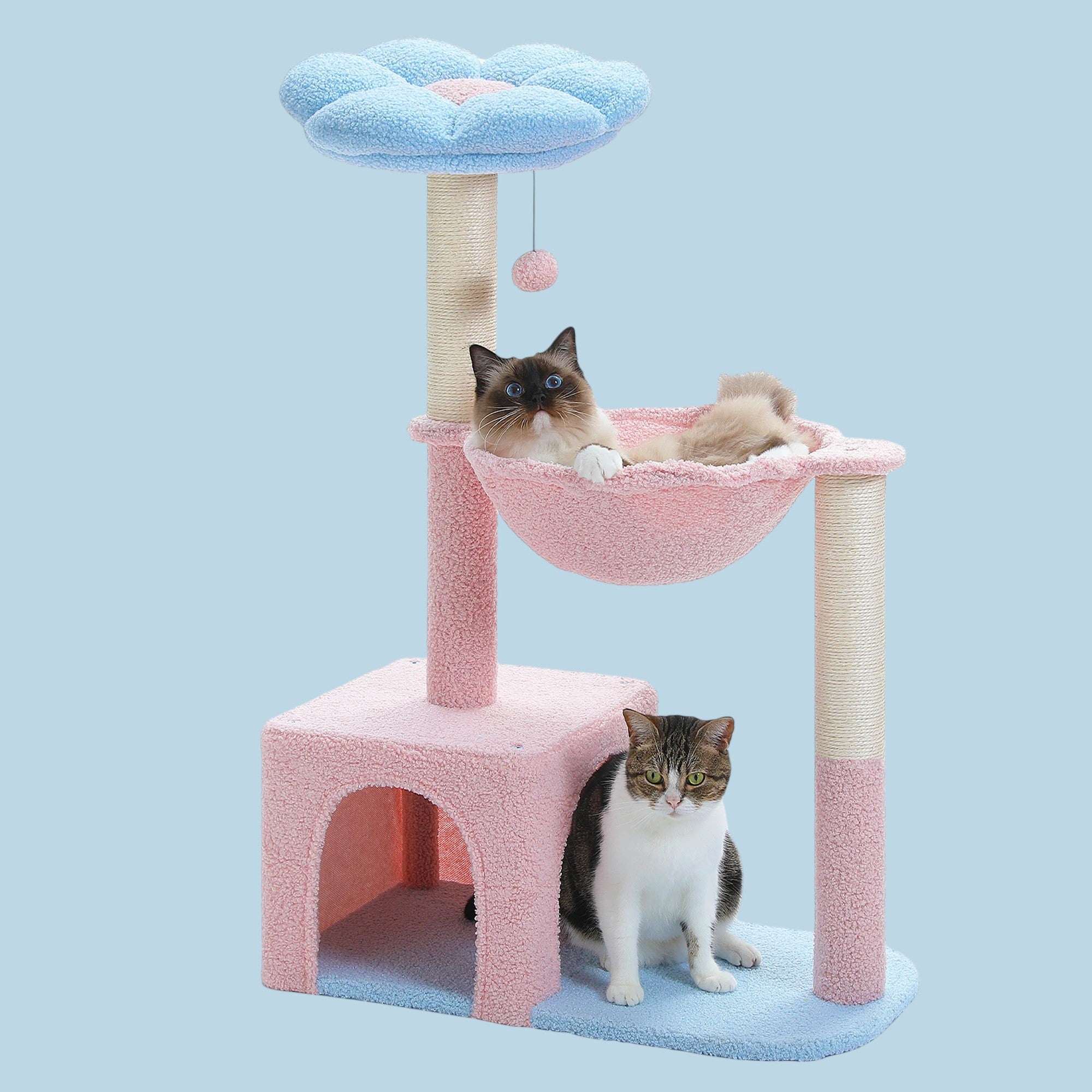 Árbol para Gatos de Flor de Azul