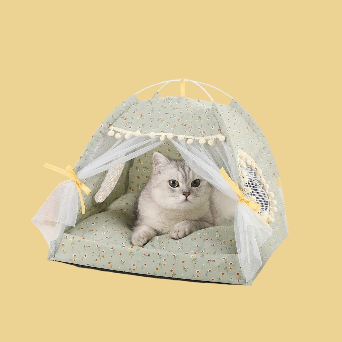 Cama Invernal para Gatos de Tienda Pastel