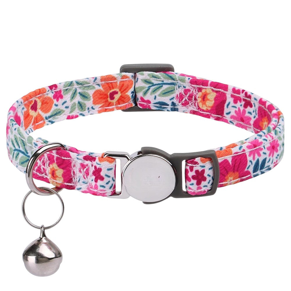 Collar Ajustable con Cascabel para Gatos y Perros Pequeños