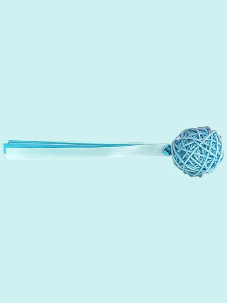 Pelota de madera natural para gatos – Juego ecológico y sin tóxicos