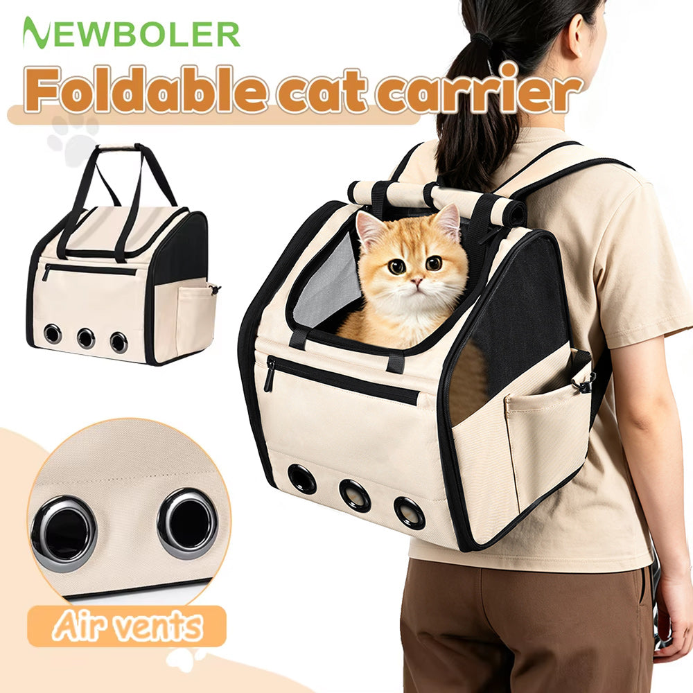 Transportín Portátil Plegable NEWBOLER para Mascotas - portada