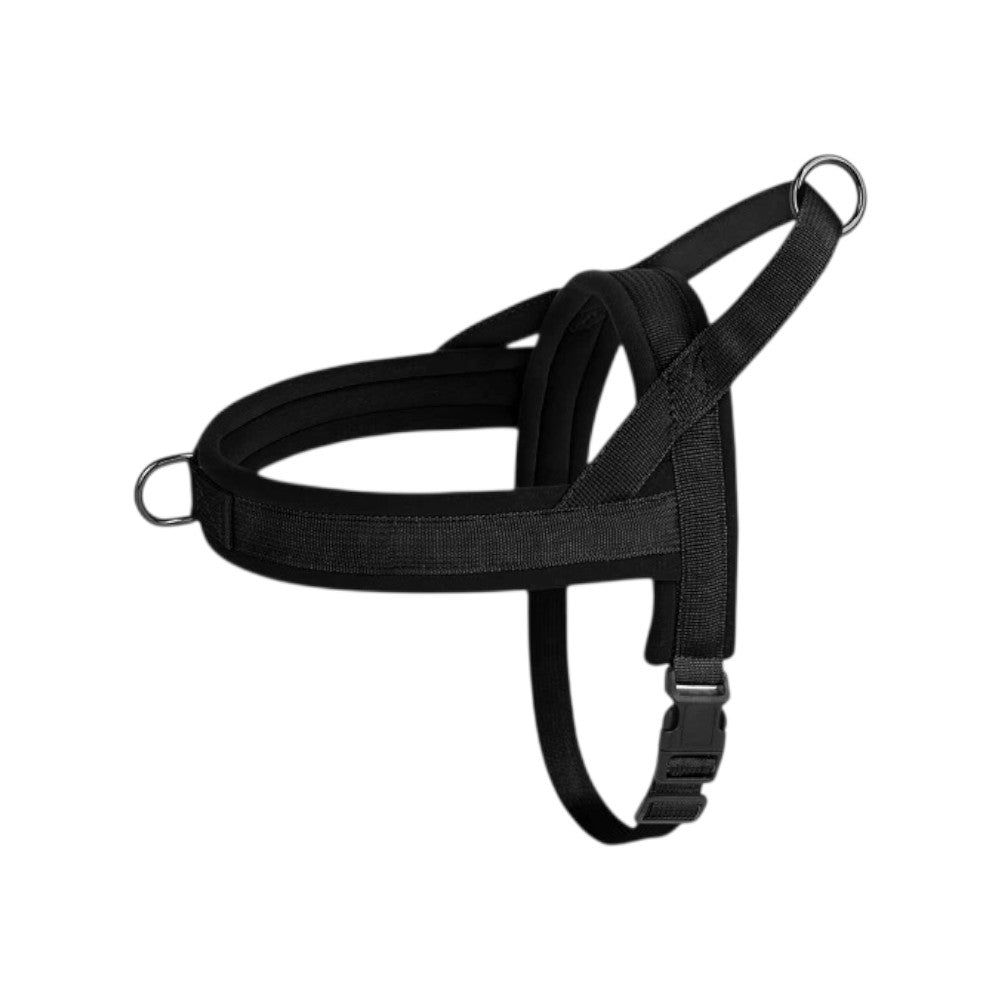 Arnés Antitirones Negro Reflectante: Confort y Control para tu Perro