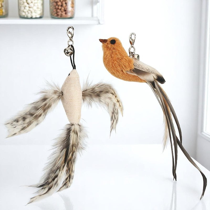 Juguete Interactivo de Plumas para Gatos – Diversión y Ejercicio en Cada Momento