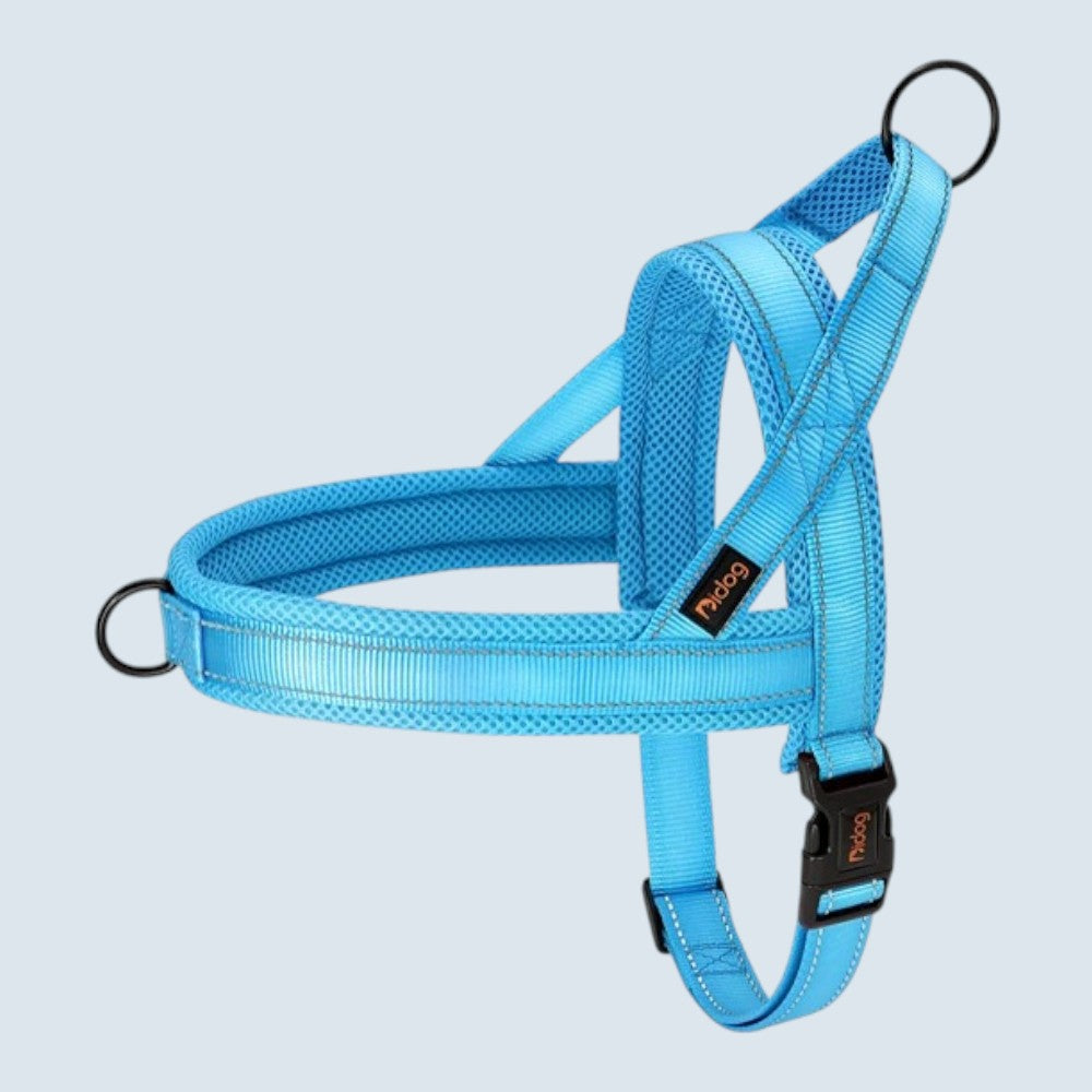 Arnés Antitirones Azul de Nylon para Perros