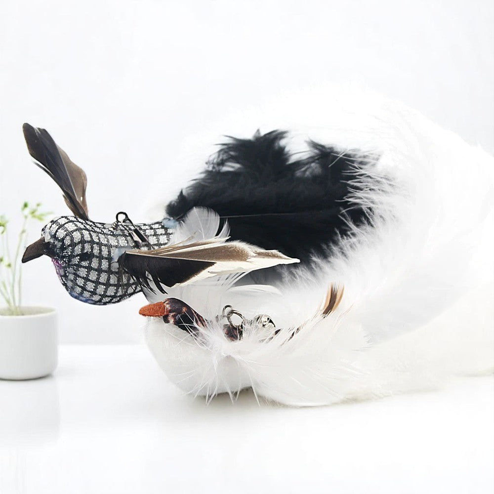 Juguete de Plumas para Gatos – Estimula la Diversión y la Actividad Diaria
