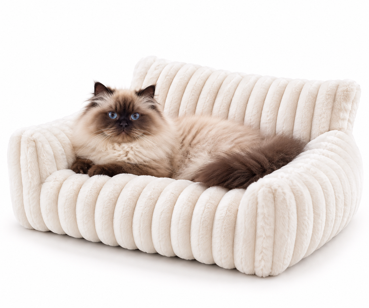 Gemütliches Sofabett für Katzen und Hunde – Tiefer Schlaf