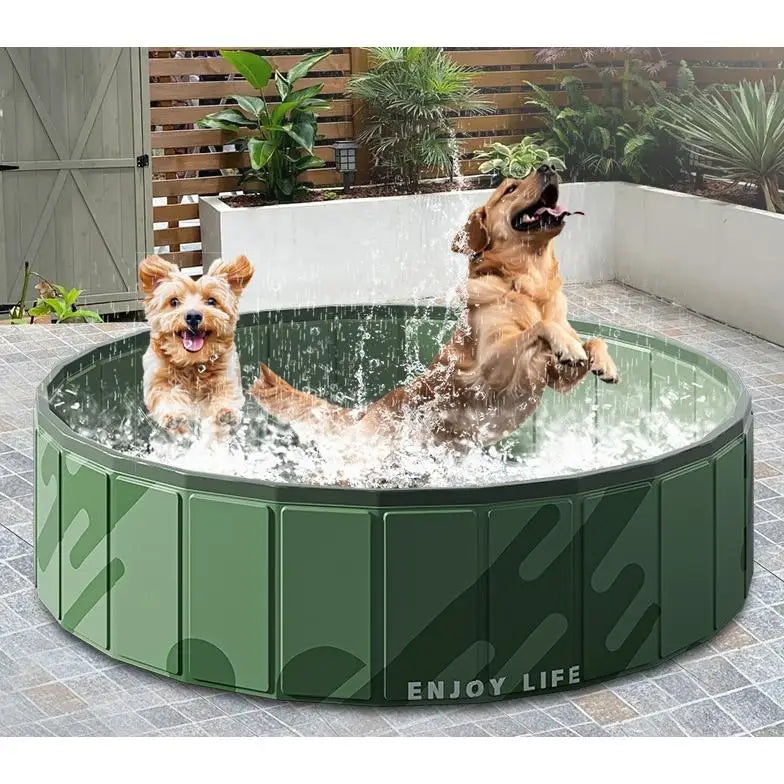 Piscina Plegable para Perros con Desagüe Rápido