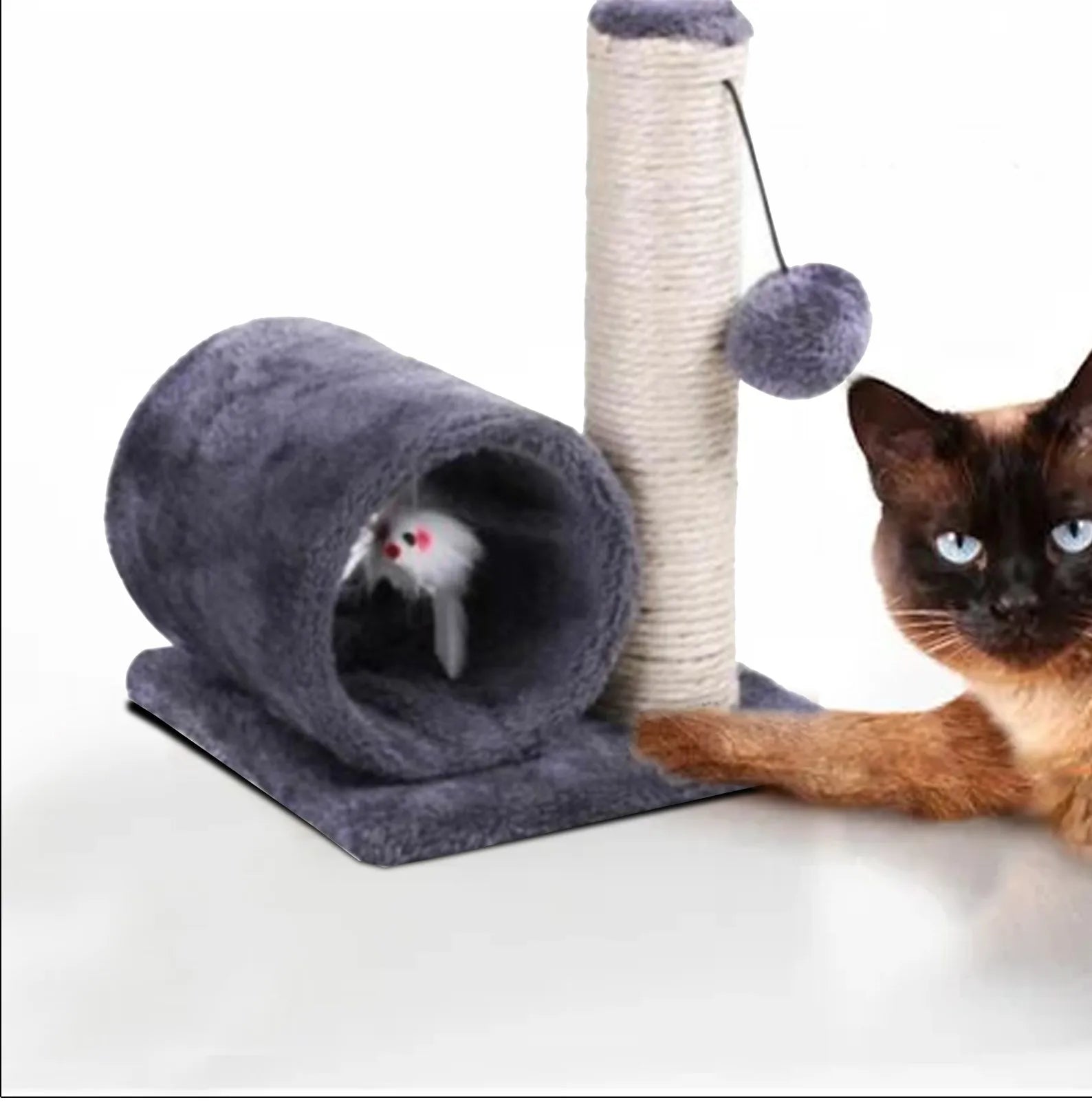 Arbre à chat en sisal naturel haute gamme