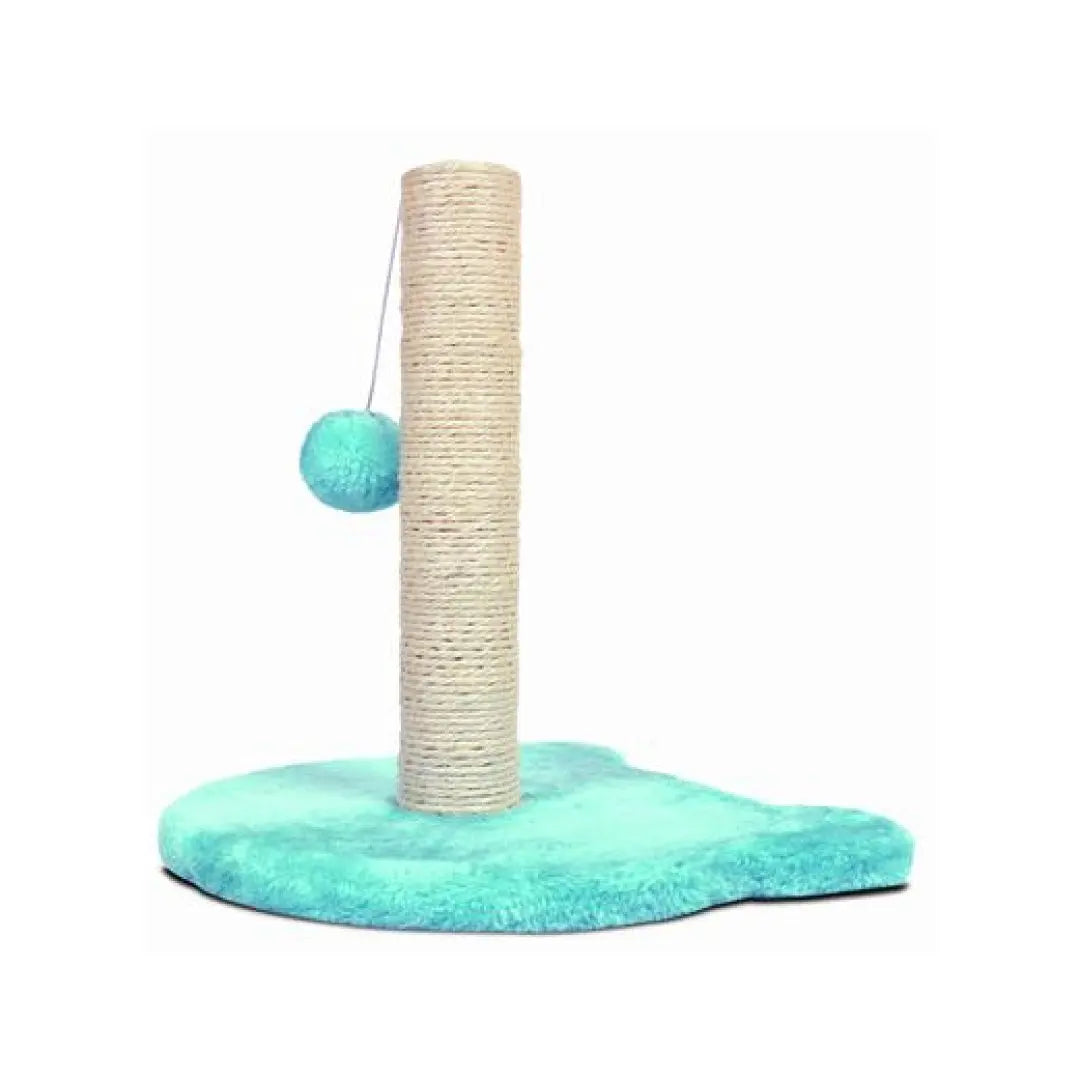 Rascador Gato con estante de Madera y Peluche