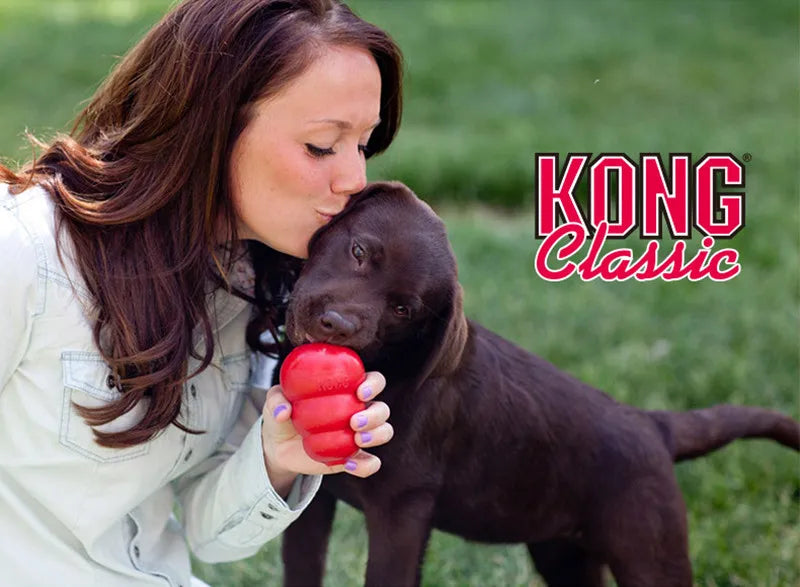 KONG Classic – Juguete de Caucho Natural para Perros
