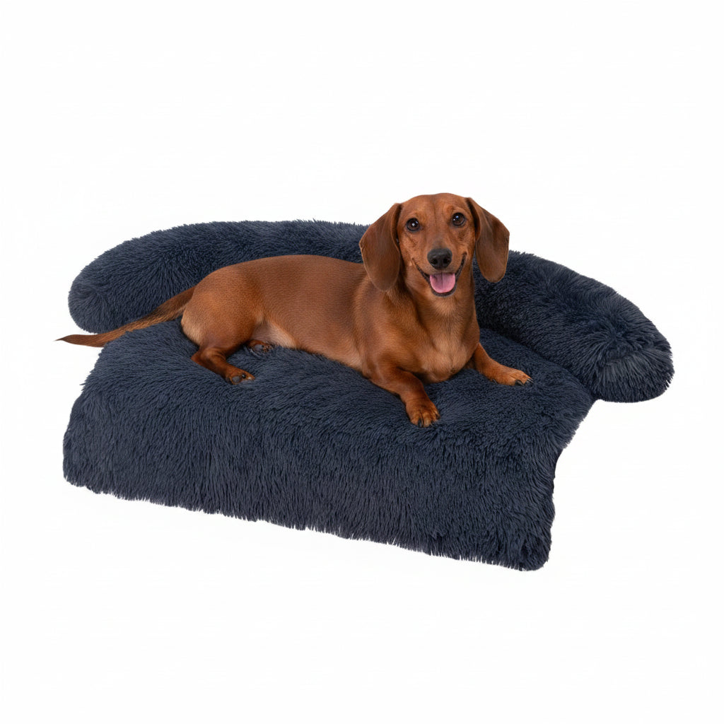 Couverture de canapé démontable et lavable pour animaux de compagnie - Gris foncé