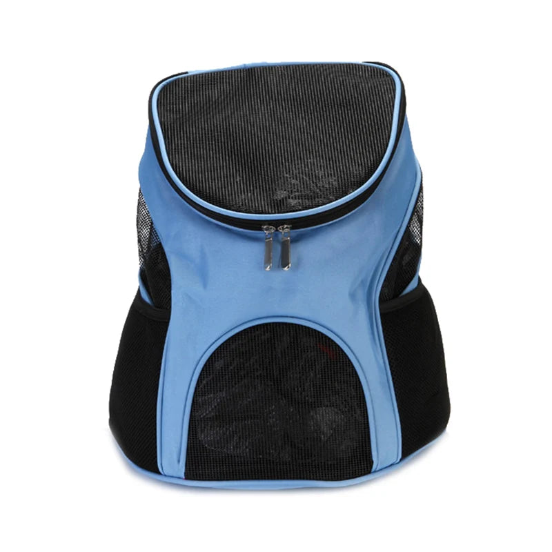 Mochila Transportadora de Malla Transpirable para Mascotas