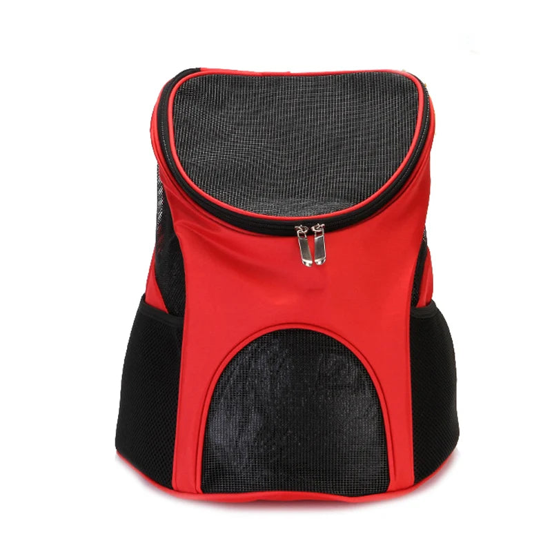 Mochila Transportadora de Malla Transpirable para Mascotas