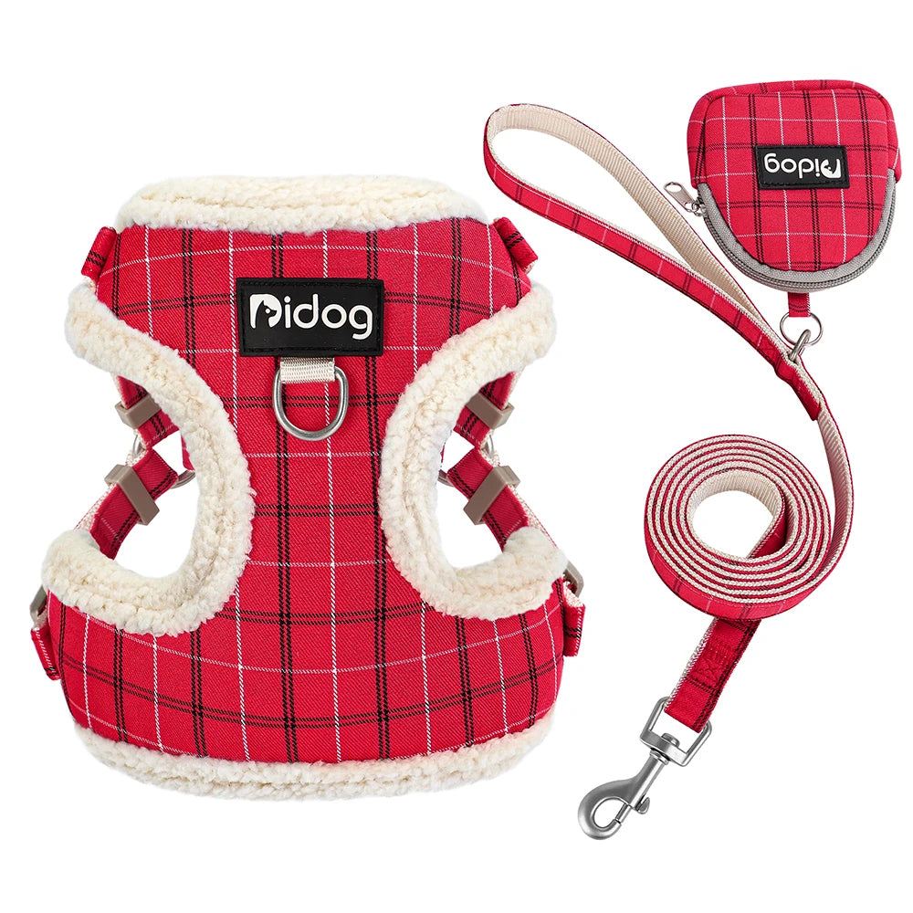 Set de Paseo Térmico 3 en 1: Arnés, Correa y Mochila Porta-bolsas