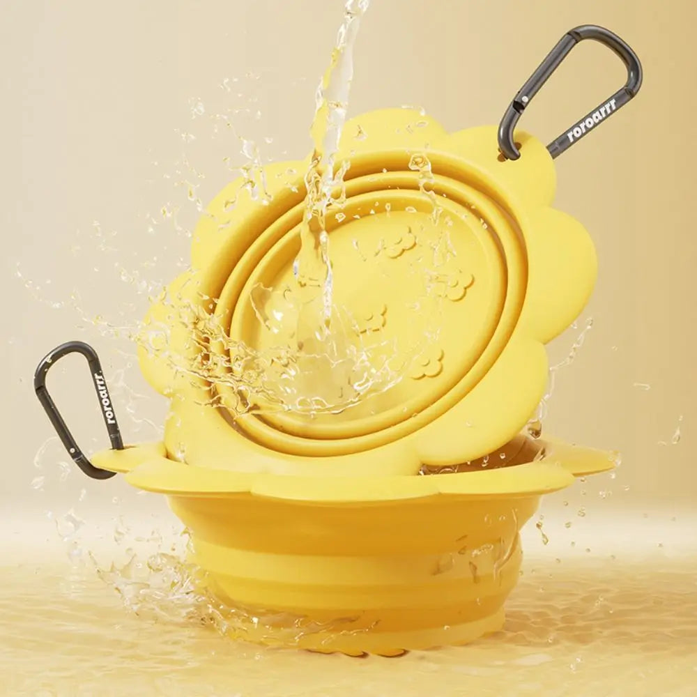 350ml Silicone Collapsible Bowl for Dogs and Cats