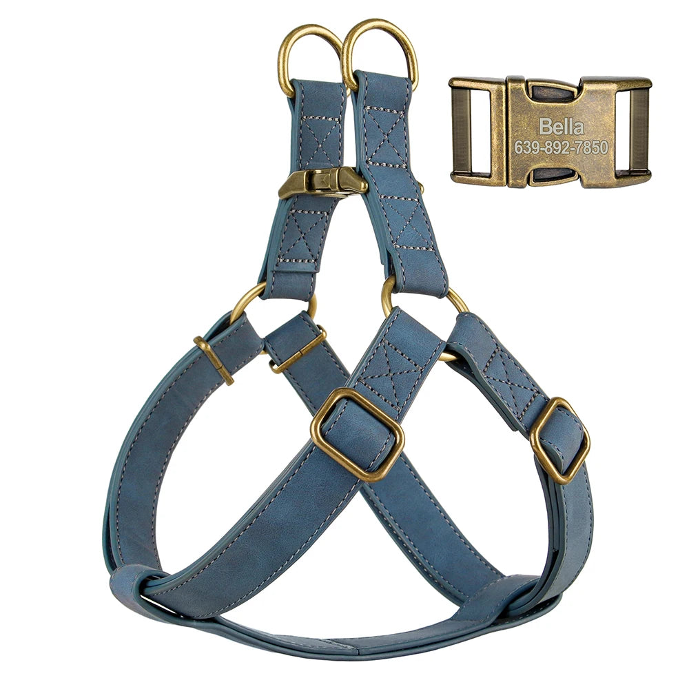Arnés de Cuero Premium Personalizado - Colección Essential Oscuros