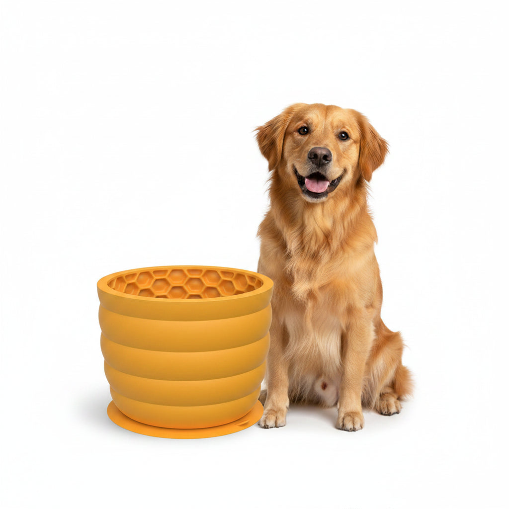 Vaso de Silicona Lamedor para Perros