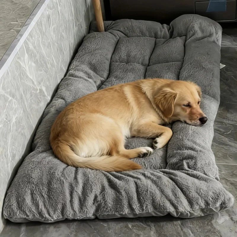 Lit-canapé en peluche extra large pour chiens