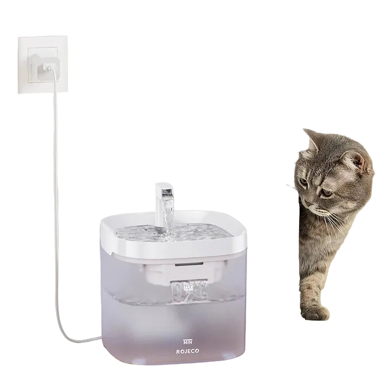 Automatic Water Fountain with Dual Flow: Fresh and Fun Hydration