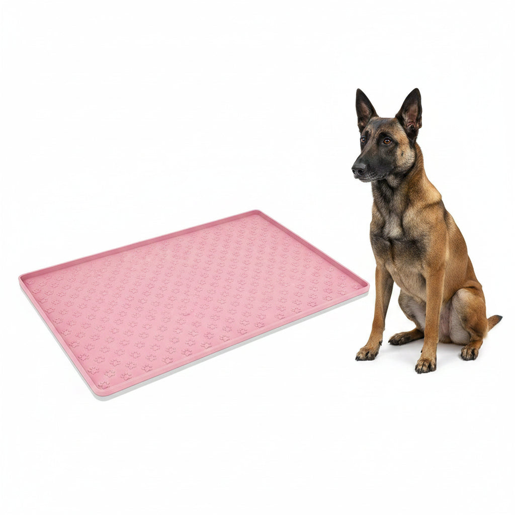 Alfombrilla de Silicona Impermeable para Perros y Gatos