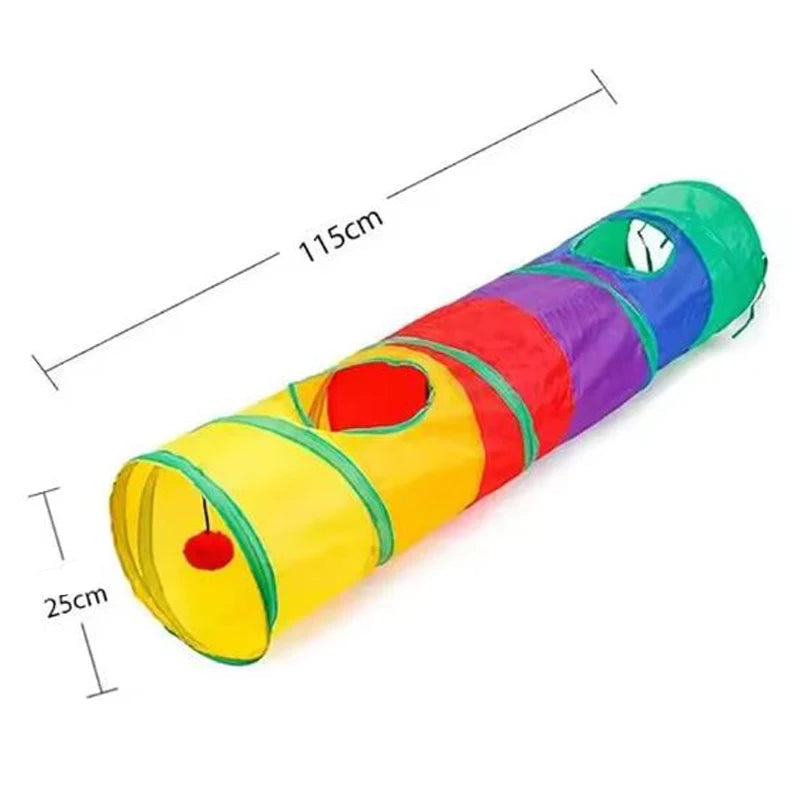 Túnel de Juegos Plegable para Gatos y Mascotas