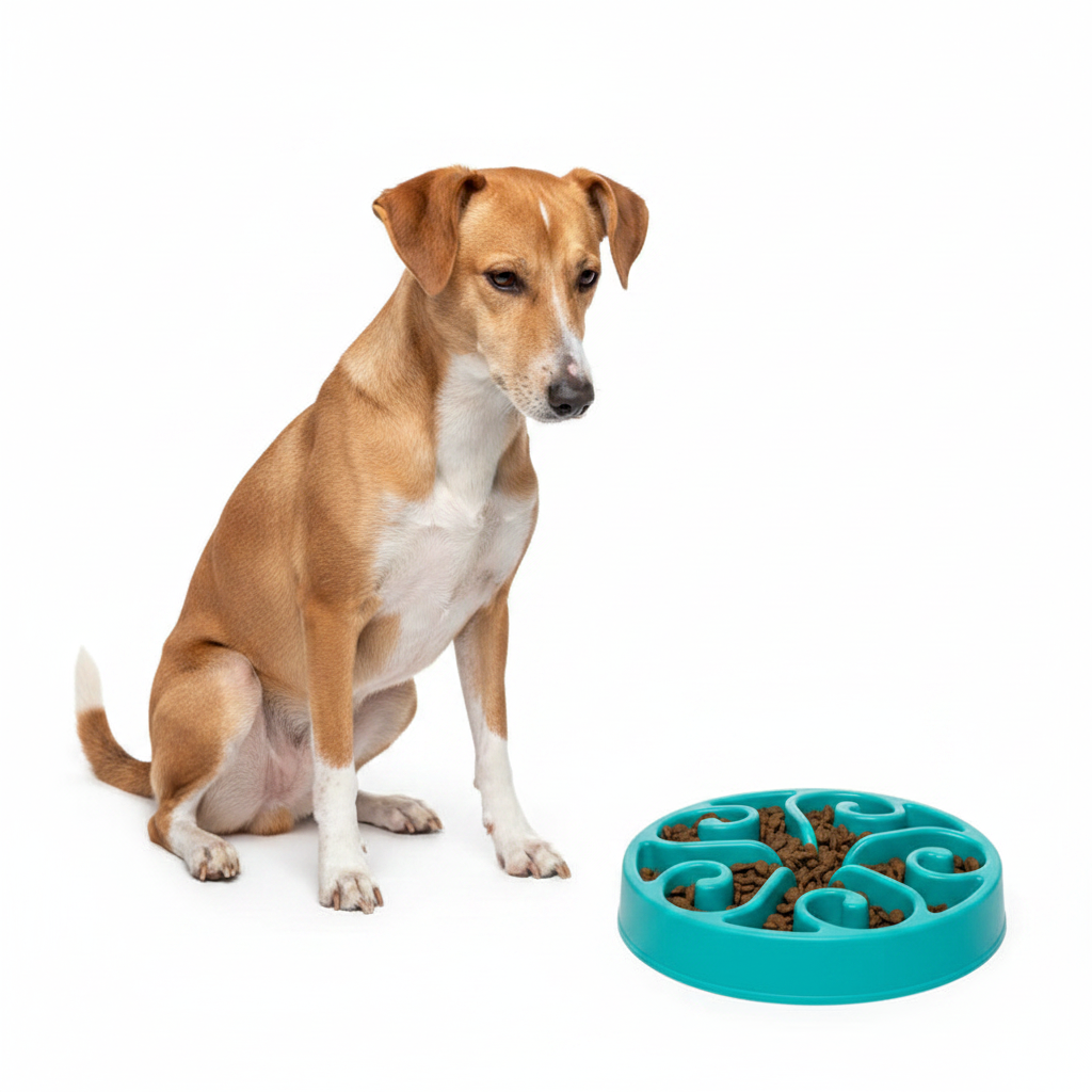 Comedero Antivoraz para Perros Grandes, Medianos y Pequeños