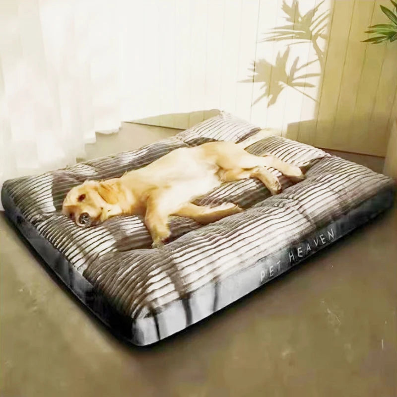 Cama Grande de Pana Suave para Perros