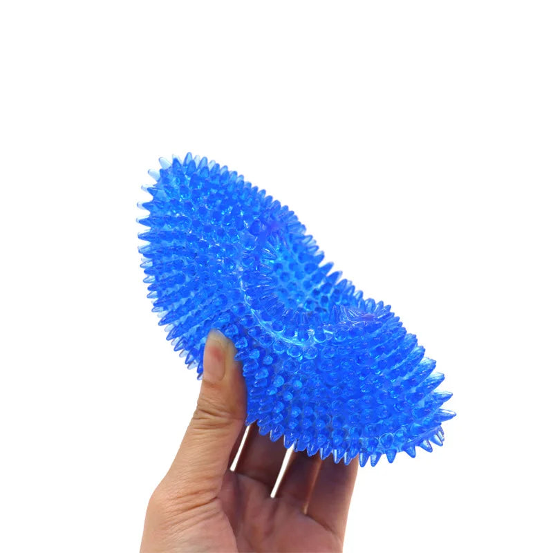 Juguete Mordedor Donut de TPR con Sonido para Perros