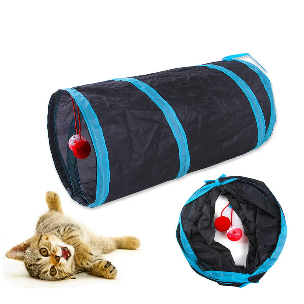 Túnel de Juegos Plegable para Gatos y Cachorros