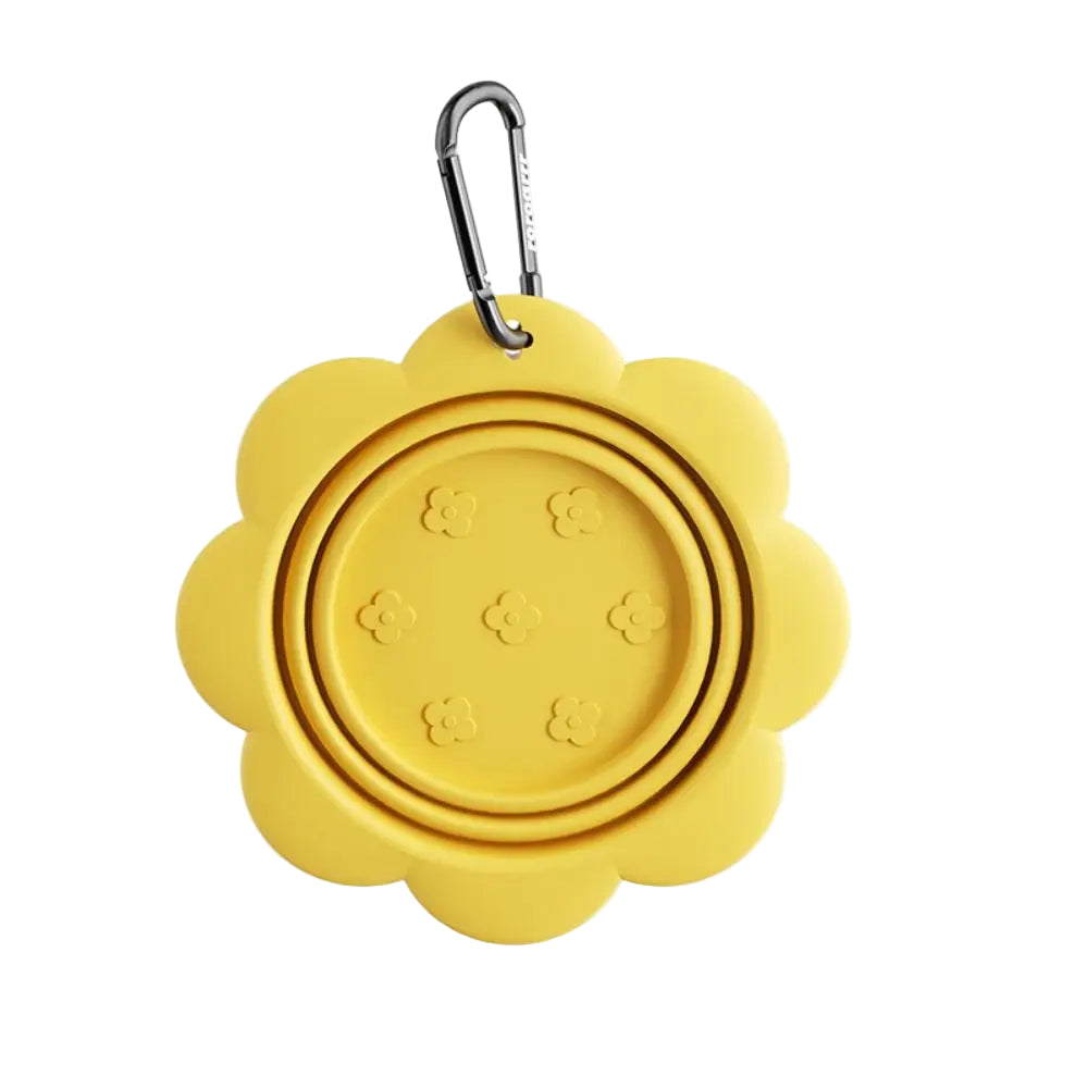 CUENCO PLEGABLE DE SILICONA PARA PERROS Y GATOS de 350 ml