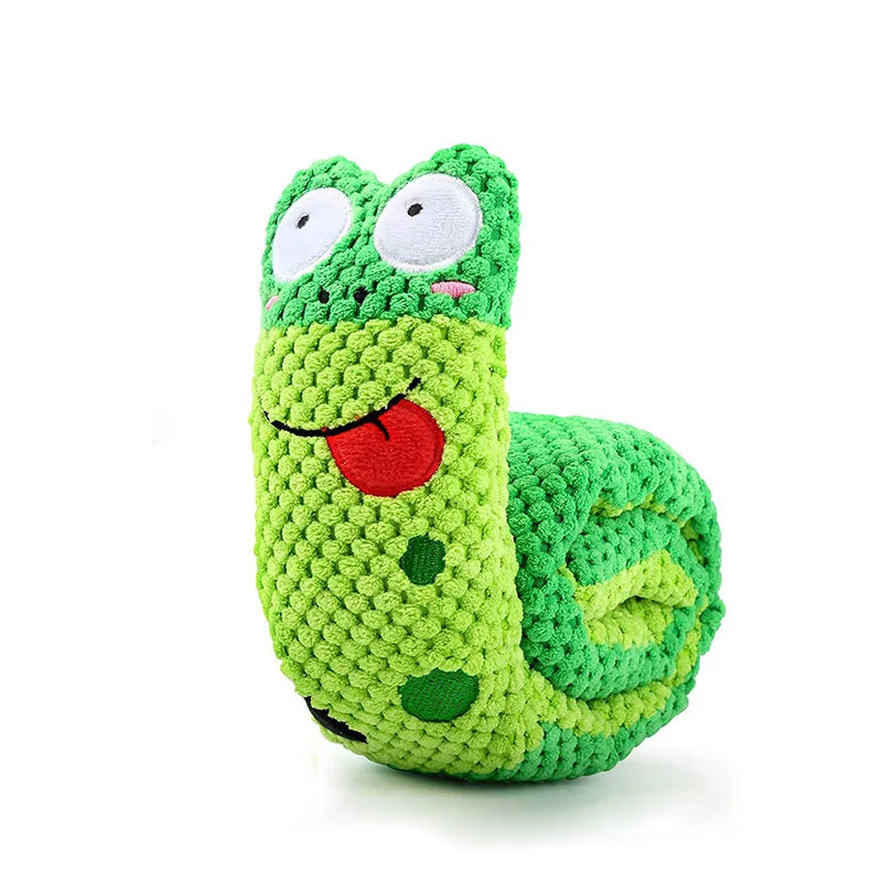 Juguete interactivo de peluche para perros con sonido y escondite de snacks