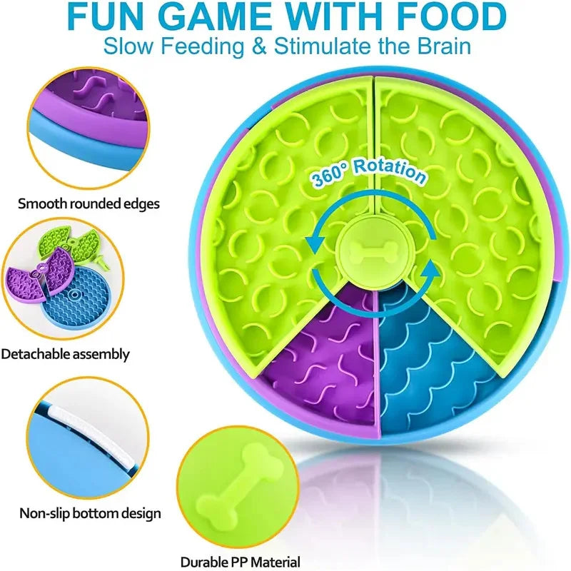 Comedero Puzle de 3 Niveles para Perros
