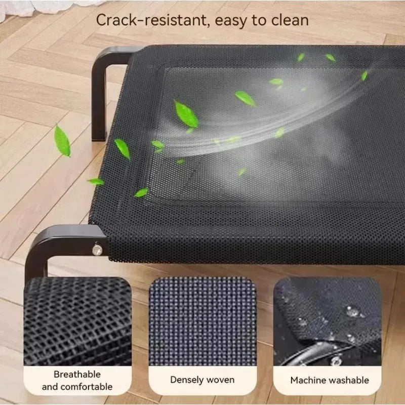 Cama Elevada con Toldo: Refugio Fresco y Protector
