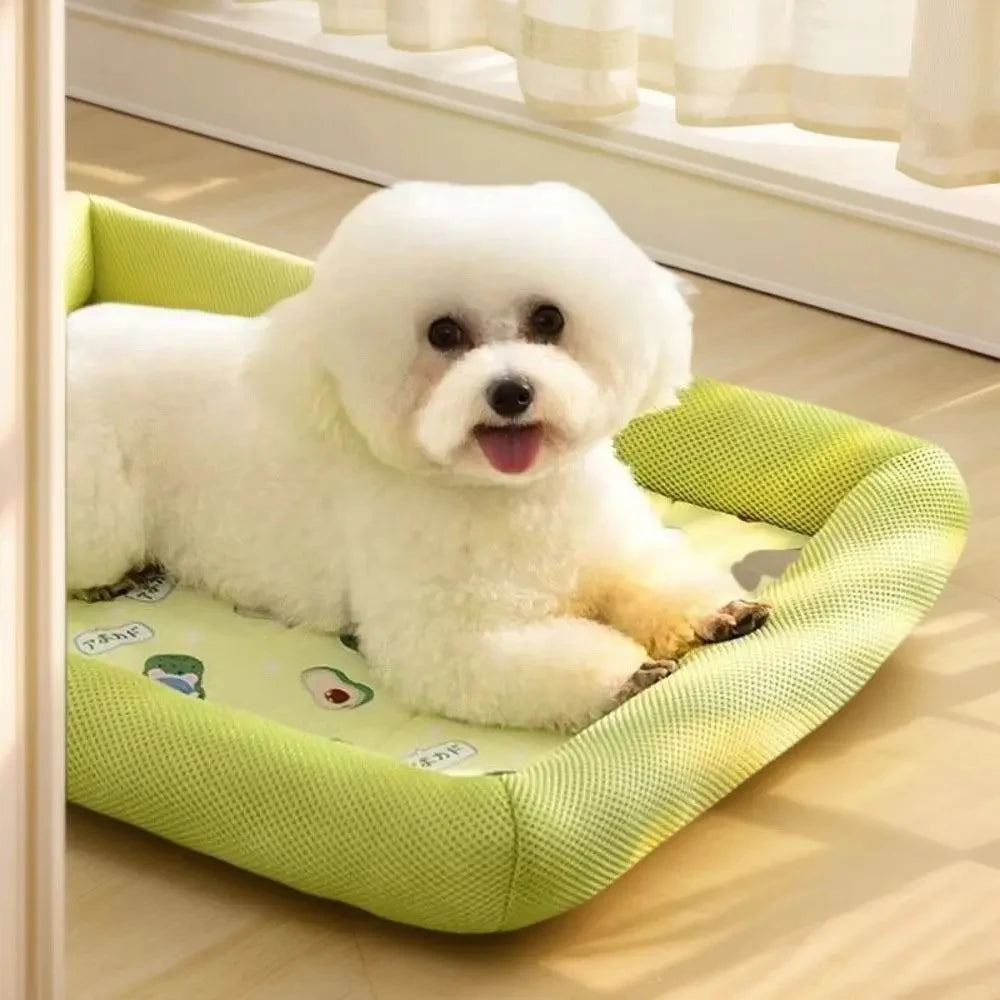 Cama Refrescante Cuadrada Lavable para Perros