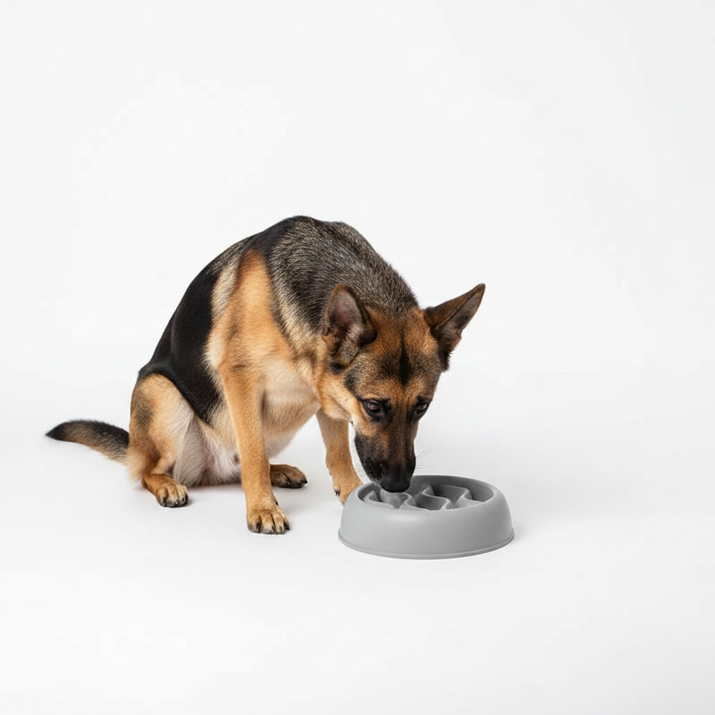 Comedero con Huellitas de Comida Lenta para Perros y Gatos