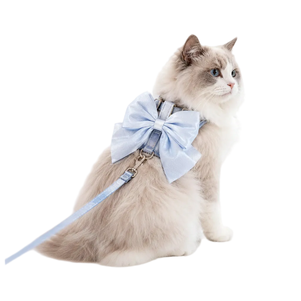 Set de Arnés y Correa con Lazo para Gatos