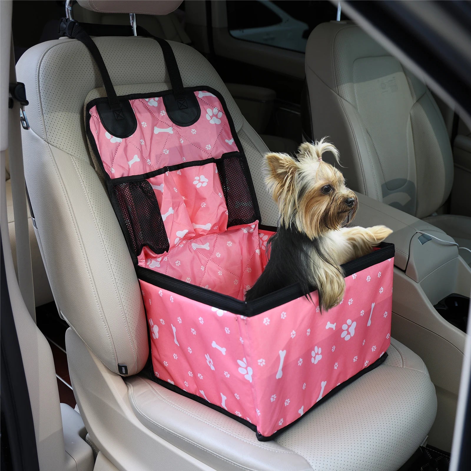 Asiento de Coche Universal para Perros – Seguridad y Comodidad en Viaje