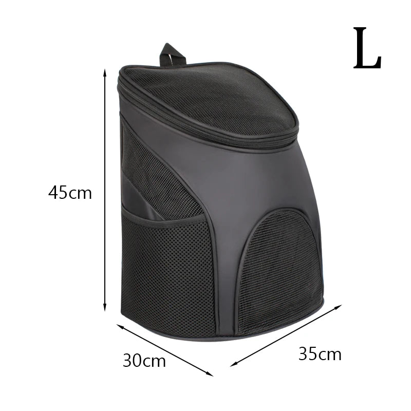 Mochila Transportadora de Malla Transpirable para Mascotas