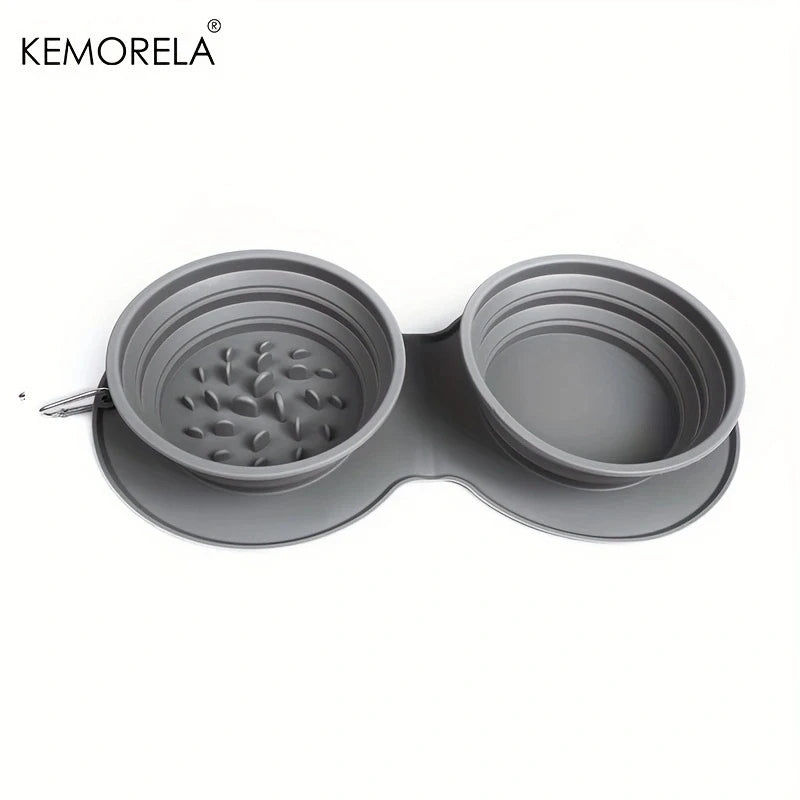 Comedero Plegable de Silicona para Perros y Gatos