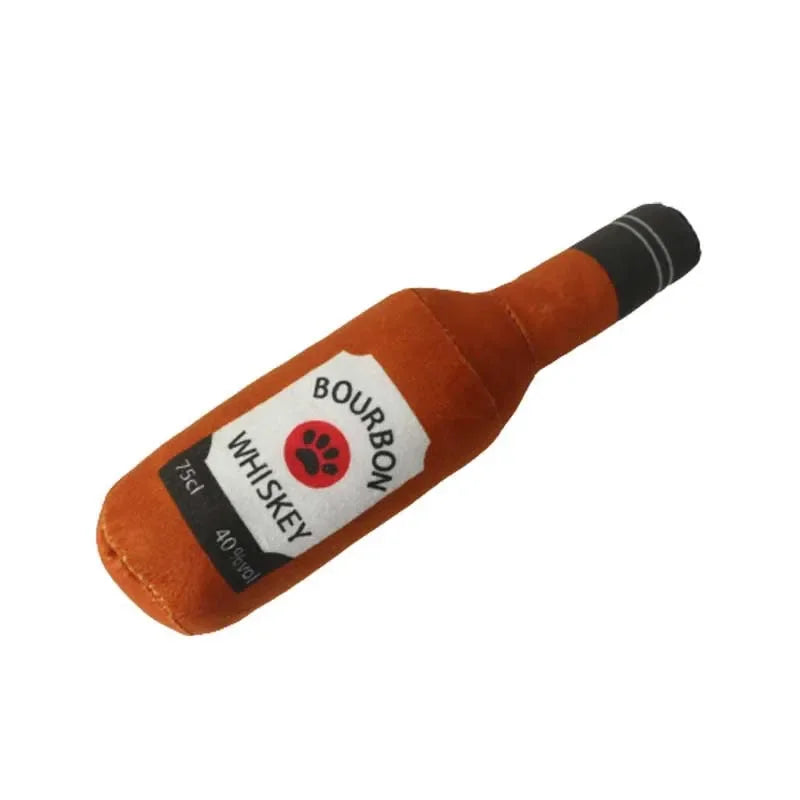Juguete de Peluche Premium: Diseño de Whisky para tu Perro